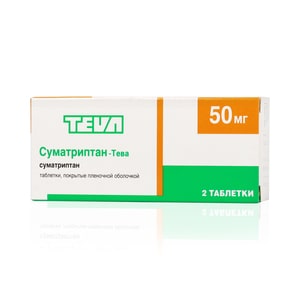 суматриптан тева таблетки инструкция